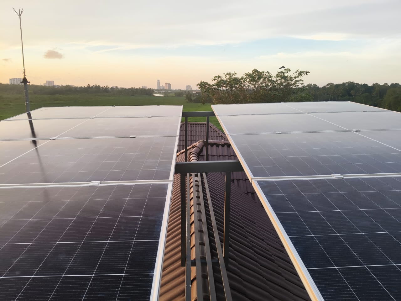 6 kW solar installation for Sessy Antony in Chottanikkara